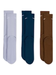Nike Brown Plus Everyday Cushioned Training Crew Socks - Image 3 of 4