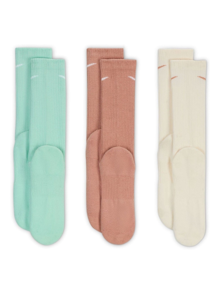 Nike Blue Plus Everyday Cushioned Training Crew Socks - Image 3 of 3