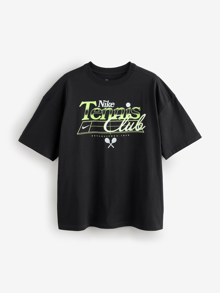 Nike Black Sportswear Oversized Graphic T-Shirt - Image 4 of 4