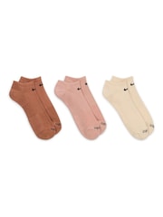 Nike Multi color Everyday Plus Cushion Training No-Show Socks (3 Pairs) - Image 3 of 4