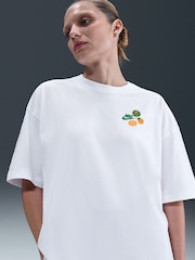 Nike White Oversized Sportswear Short Sleeve T-Shirt - Image 3 of 7