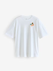 Nike White Oversized Sportswear Short Sleeve T-Shirt - Image 6 of 7