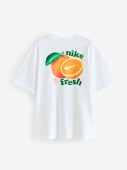Nike White Oversized Sportswear Short Sleeve T-Shirt - Image 7 of 7