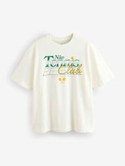 Nike White Sportswear Oversized Graphic T-Shirt - Image 1 of 1