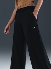 Nike Black Sportswear Wide Leg Joggers - Image 3 of 5