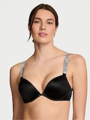 Zwart - Victoria's Secret bombshell beha met glinsterende bandjes - Image 1 of 3