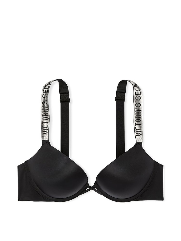 Zwart - Victoria's Secret bombshell beha met glinsterende bandjes - Image 3 of 3