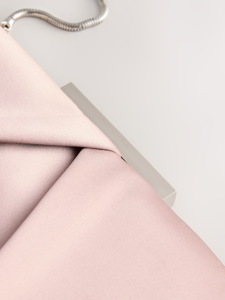 Rose - Pochette à plis en satin - Image 8 of 9
