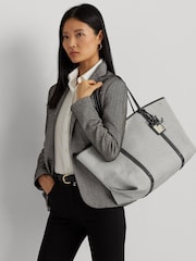 Lauren Ralph Lauren Emerie Canvas Tote Bag - Image 2 of 7