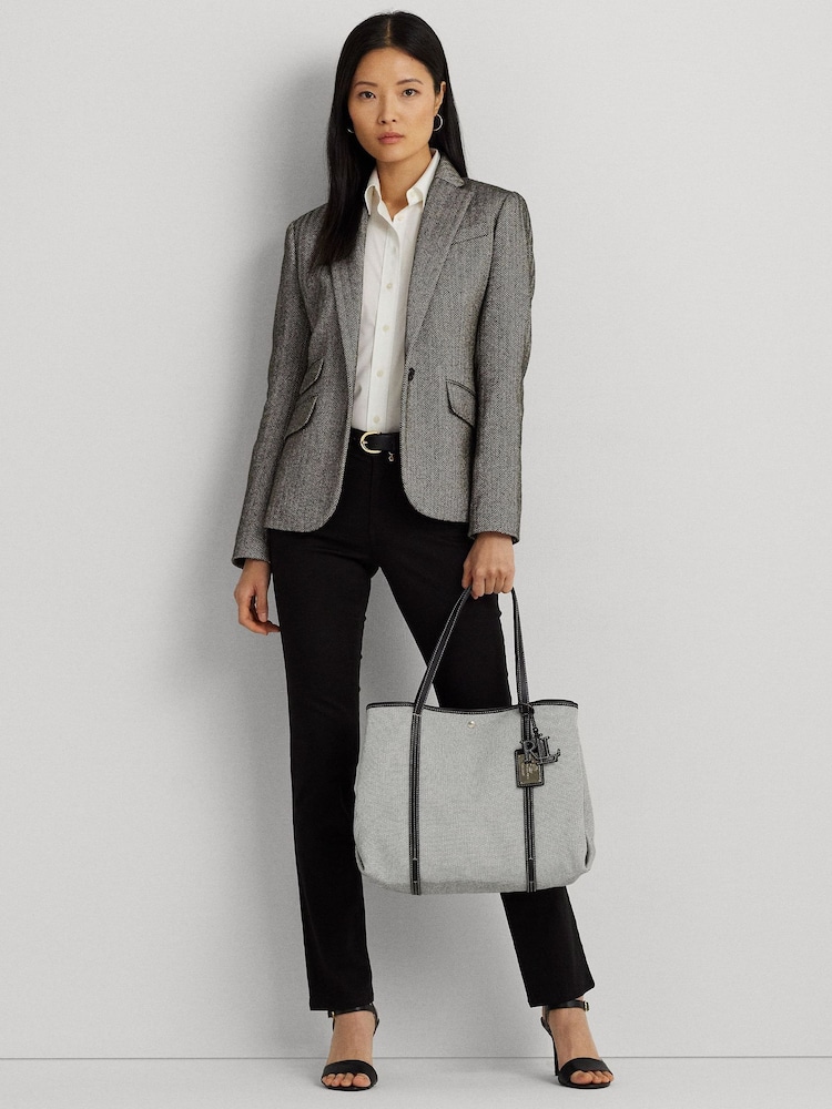 Lauren Ralph Lauren Emerie Canvas Tote Bag - Image 3 of 7