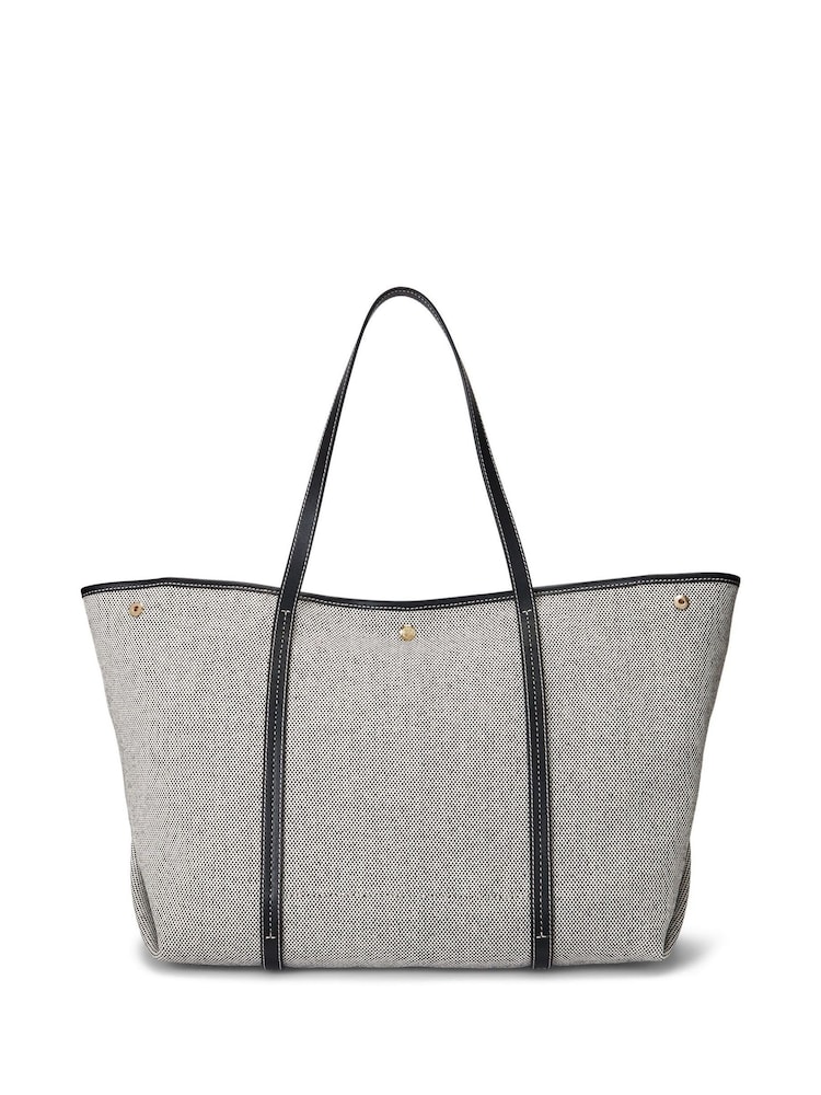 Lauren Ralph Lauren Emerie Canvas Tote Bag - Image 4 of 7