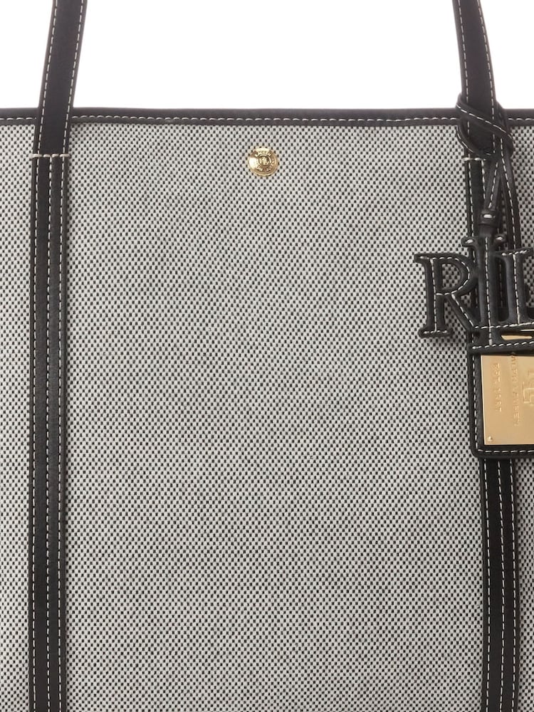 Lauren Ralph Lauren Emerie Canvas Tote Bag - Image 7 of 7