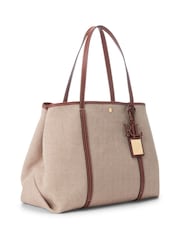 Lauren Ralph Lauren Emerie Canvas Tote Bag - Image 3 of 7