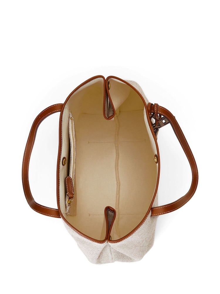 Lauren Ralph Lauren Emerie Canvas Tote Bag - Image 4 of 7