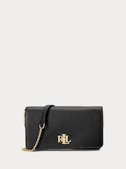 Lauren Ralph Lauren Leather Chain Crossbody Turn Lock Bag - Image 1 of 6
