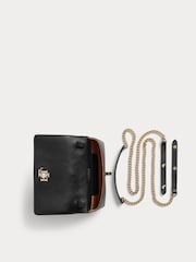 Lauren Ralph Lauren Leather Chain Crossbody Turn Lock Bag - Image 6 of 6
