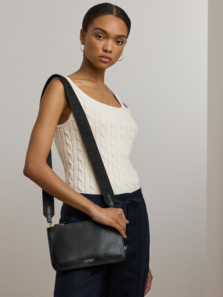 Lauren Ralph Lauren Landyn Leather Crossbody Bag - Image 6 of 6