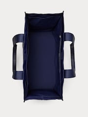 Marineblau - Lauren Ralph Lauren – Stevie – Tote-Bag aus Nylon mit Logo auf dem Griff - Bild 4 von 7