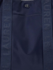 Marineblau - Lauren Ralph Lauren – Stevie – Tote-Bag aus Nylon mit Logo auf dem Griff - Bild 7 von 7