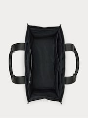 Schwarz - Lauren Ralph Lauren – Stevie – Tote-Bag aus Nylon mit Logo auf dem Griff - Bild 4 von 6