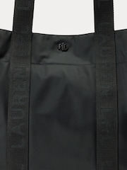 Schwarz - Lauren Ralph Lauren – Stevie – Tote-Bag aus Nylon mit Logo auf dem Griff - Bild 5 von 6