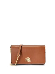 Lauren Ralph Lauren Leather Chain Crossbody Turn Lock Bag - Image 1 of 6