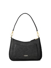 Lauren Ralph Lauren Danni Crosshatch Leather Shoulder Bag - Image 1 of 8