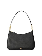 Lauren Ralph Lauren Danni Crosshatch Leather Shoulder Bag - Image 2 of 8