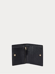 Lauren Ralph Lauren Crosshatch Leather Compact Black Purse - Image 3 of 3