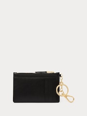 Lauren Ralph Lauren Black Leather Zip Card Case Purse - Image 2 of 2