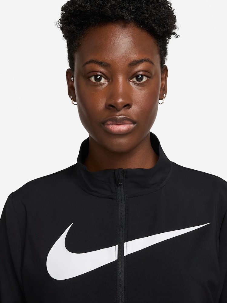 Nike Black Tempo Dri-FIT Running Jacket - Image 1 of 4