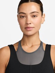 Nike Black One Fitted Dri-FIT Cropped Short Sleeve Top - Image 3 of 3