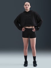 Nike Black Pro Therma-FIT Fleece Hoodie - Image 1 of 8