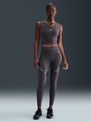 Nike Black Pro Dri-FIT Vest Top - Image 4 of 5