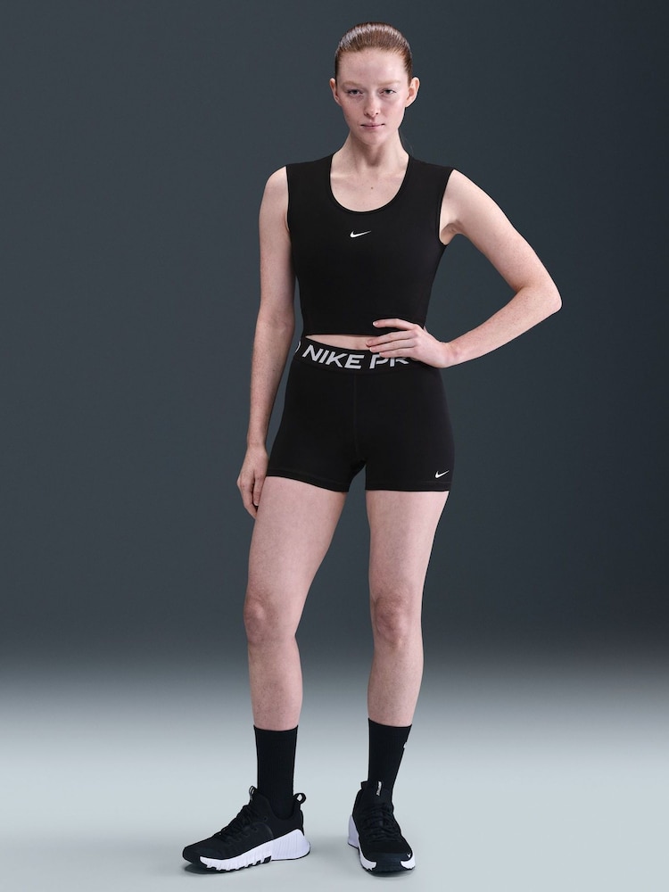 Nike Black Pro Dri-FIT Tank Vest Top - Image 1 of 5 Nike Black Pro Dri-FIT Tank Vest Top - Image 1 of 5