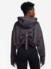 Nike Black Pro Therma-FIT Fleece Hoodie - Image 2 of 3