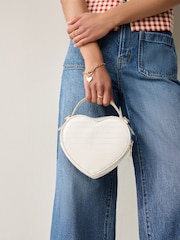 Bone Heart Shaped Cross-Body Bag - Image 4 of 9