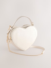 Bone Heart Shaped Cross-Body Bag - Image 5 of 9