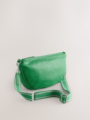 Green Leather Sling Bag - Image 1 of 5
