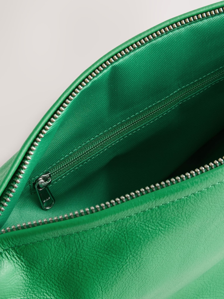Green Leather Sling Bag - Image 3 of 5