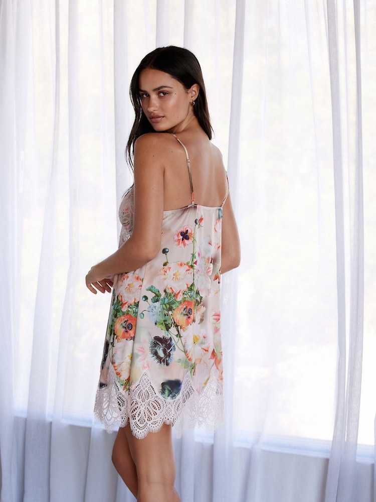B by Ted Baker Satin Lace Slip - Imagen 2 de 7 B by Ted Baker Satin Lace Slip - Imagen 2 de 7