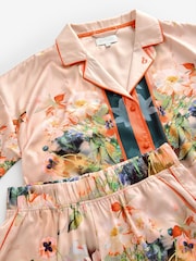 طقم ستان من شورت ورداء علوي بأزرار كاملة من B by Ted Baker - صورة 11 من 14