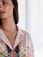 B by Ted Baker Satin Button Through Shorts Set - Image 5 of 6