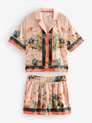 طقم ستان من شورت ورداء علوي بأزرار كاملة من B by Ted Baker - صورة 7 من 14