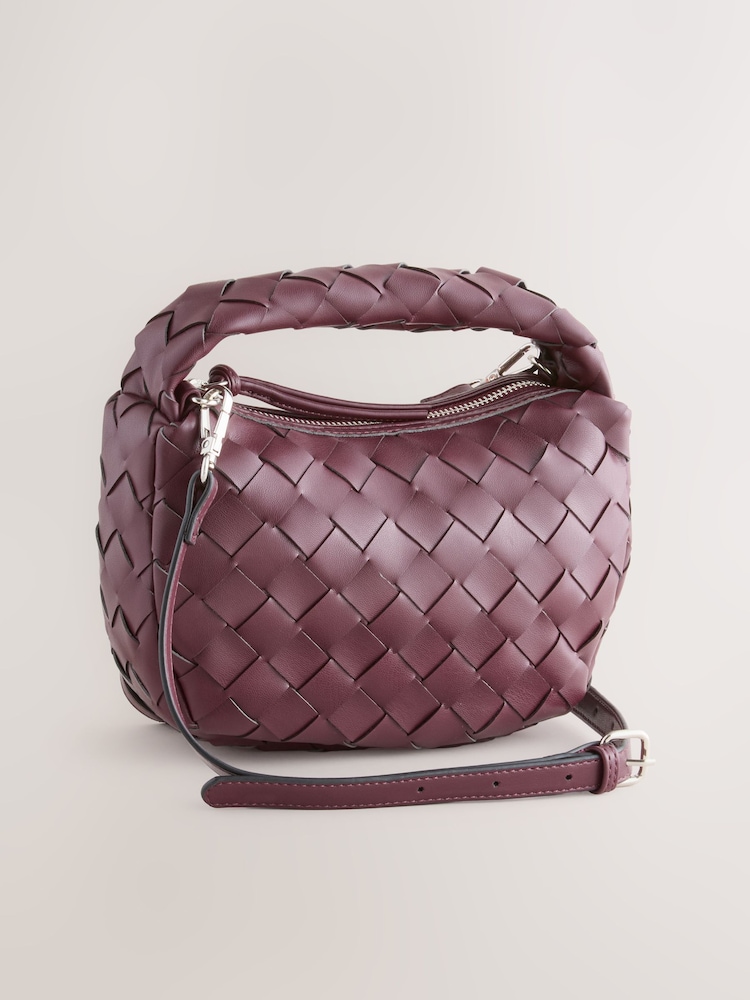Burgundy Red Hand Held Bag - Image 5 of 9