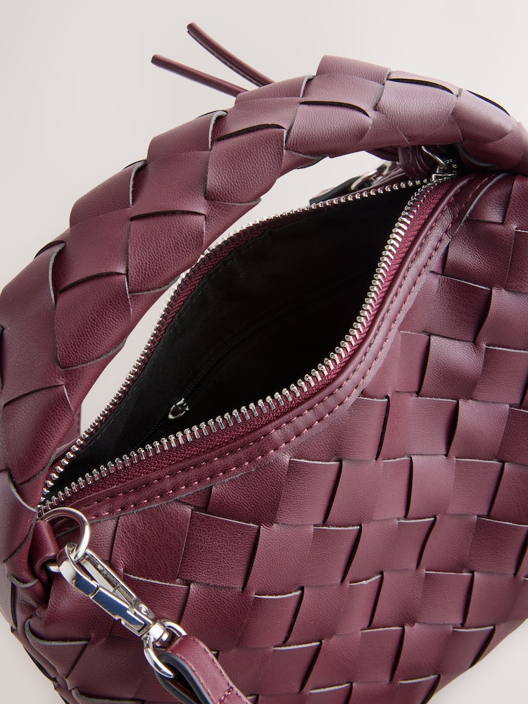 Burgundy Red Hand Held Bag - Image 7 of 9