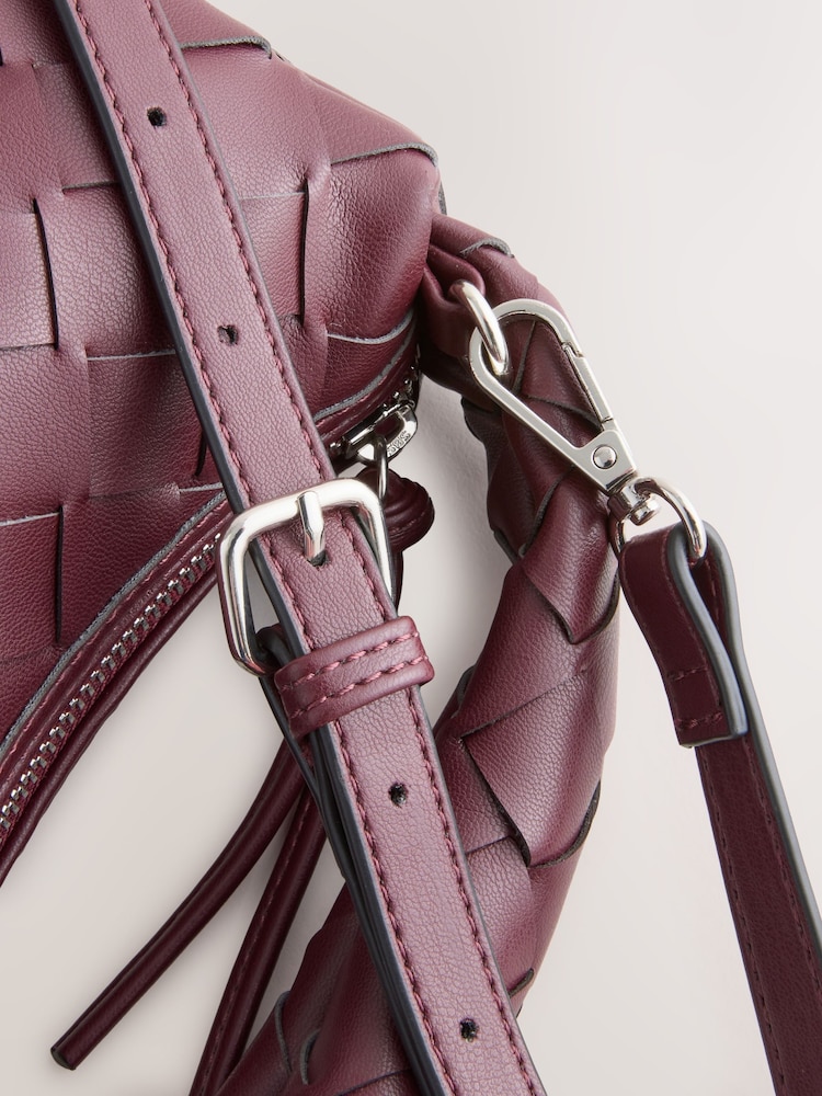 Burgundy Red Hand Held Bag - Image 8 of 9