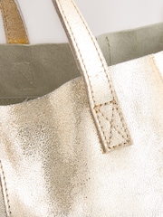 Metallic Leather - Sacola de compras - Imagem 8 de 9
