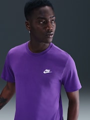 Nike Purple Club T-Shirt - Image 4 of 5