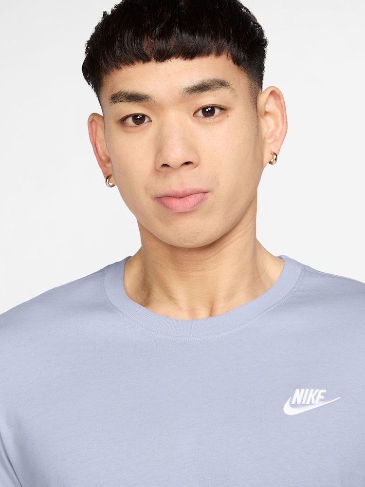 Nike Ghost Blue Club T-Shirt - Image 3 of 3 Nike Ghost Blue Club T-Shirt - Image 3 of 3